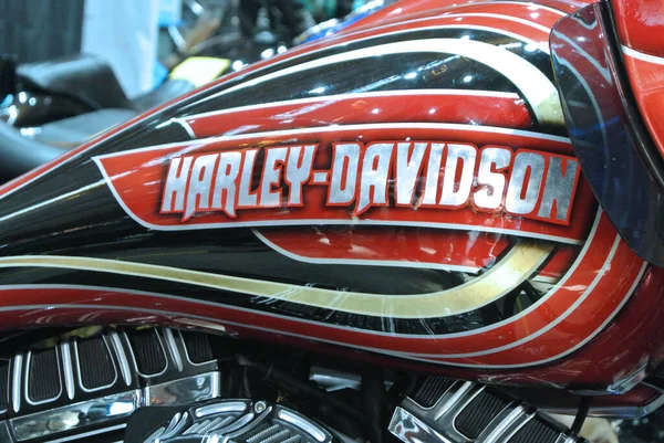 Serdang Malaysia Julho 2017 Vários Modelos Logotipos Motocicleta Harley Davidson — Fotografia de Stock