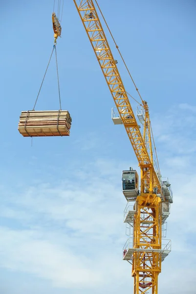 Perak Malaysia February 2016 Tower Crane Used Lift Heavy Load — Stock Photo, Image