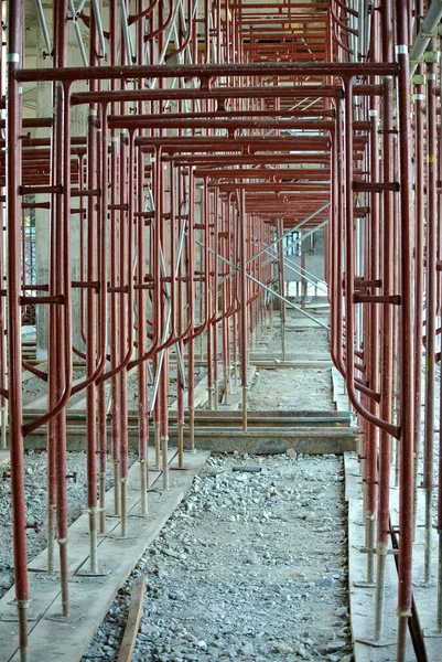 Selangor Malaysia February 2015 Scaffolding Χρησιμοποιείται Για Υποστηρίξει Μια Πλατφόρμα — Φωτογραφία Αρχείου