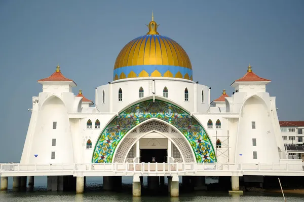 Malacca Malaysia January 2014 Malacca Straits Mosque Malacca Malaysia Built — Stock Photo, Image