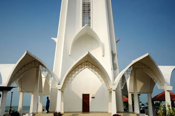 Malacca Malaysia January 2014 Malacca Straits Mosque Malacca Malaysia Built — Stock Photo, Image