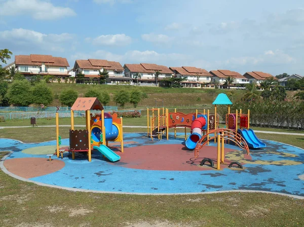 Selangor Malaysia February 2016 Children Outdoor Playground Public Park Selangor — Stock Photo, Image