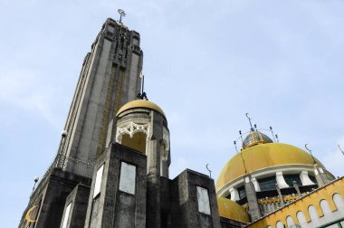 SELANGOR, MALAYSIA -21 Ağustos 2014: Klang, Selangor, Malezya 'daki Sultan Süleyman Camii. Selangor Kraliyet Camii 'ydi ve 1934' te resmen açıldı..