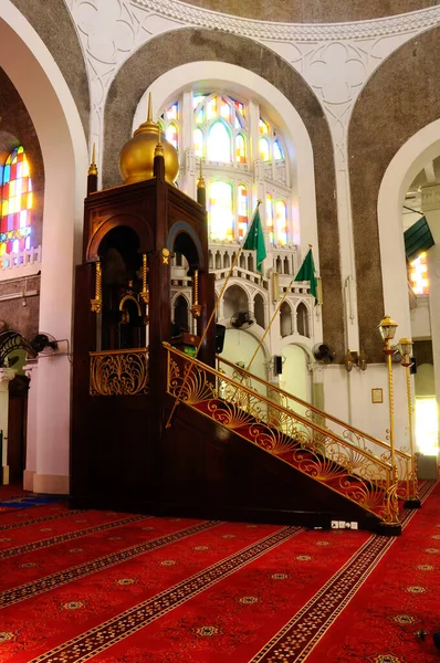 Meczet Klang Selangor Malezja Wystrój Wnętrz Był Bardzo Piękny Łącząc — Zdjęcie stockowe