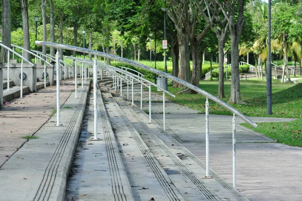 Putrajaya Malaysia November 2015 Uncovered Staircase Steps Public Park Malaysia — 图库照片