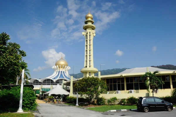 Penang Malasia Abril 2014 Mezquita Estatal Penang Mezquita Penang Una — Foto de Stock