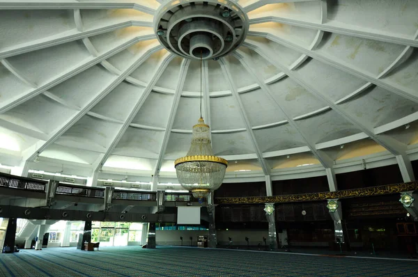 Penang Malaysia April 2014 Εσωτερικό Του Penang State Τζαμί Masjid — Φωτογραφία Αρχείου