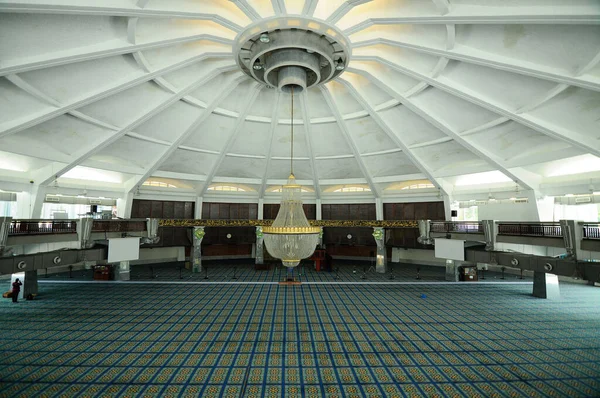 Penang Malaysia Duben 2014 Interiér Státní Mešity Penang Nebo Masjid — Stock fotografie