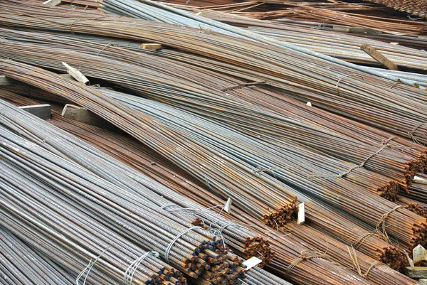 Selangor Malaysia May 2016 Hot Rolled Deformed Steel Bars Steel — Stock Photo, Image