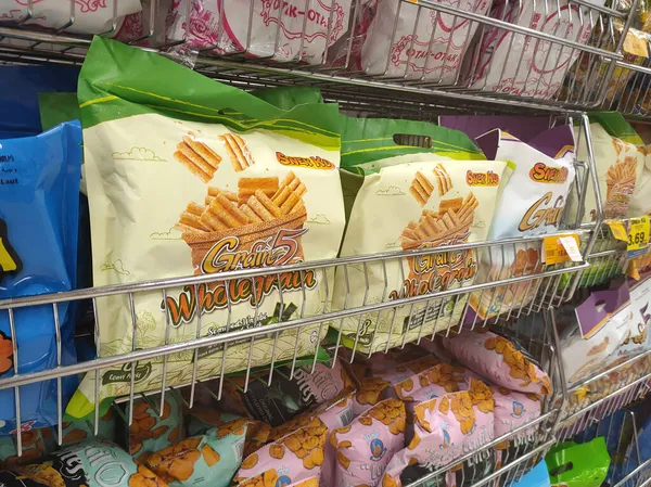 Kuala Lumpur Malaysia June 2021 Variety Biscuits Good Interesting Packaging — Stock Photo, Image