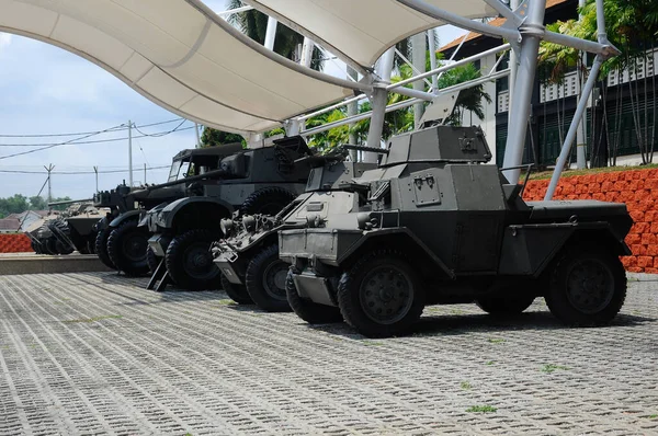 Port Dickson Malaysia May 2016 Old Army Armor Vehicle Tanks — Stock Photo, Image
