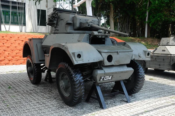 Port Dickson Malaysia Květen 2016 Staré Vojenské Obrněné Vozidlo Tanky — Stock fotografie