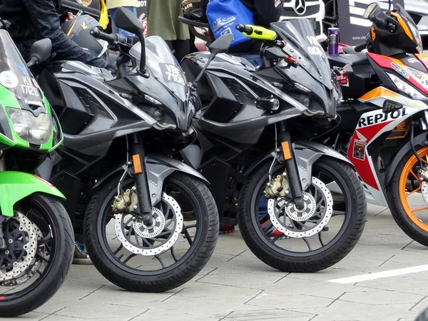 Selangor Malásia Março 2021 Pneus Motocicleta Feitos Borracha Qualidade Pneus — Fotografia de Stock