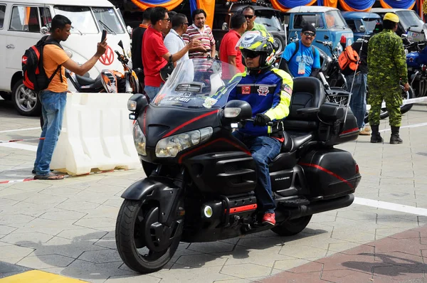 Penang Malaysia Juni 2021 Motorcyklister Åker Motorcyklar Med Hög Effekt — Stockfoto