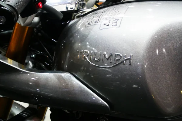 Kuala Lumpur Malaysia March 2020 Selected Focused Triumph Motorcycle Brand — 图库照片