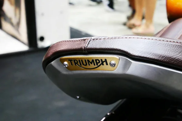 Kuala Lumpur Malaysia Maart 2020 Geselecteerd Gericht Triumph Motorfiets Merk — Stockfoto