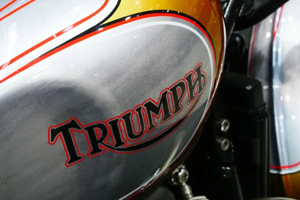 Kuala Lumpur Malaysia March 2020 Selected Focused Triumph Motorcycle Brand — 图库照片