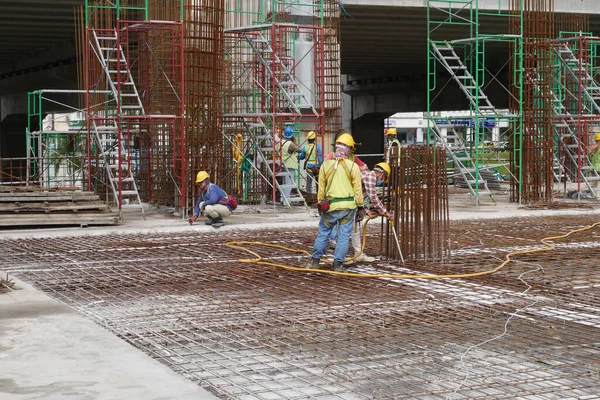 Penang Malaysia March 2020 Lajes Piso Estão Construção Canteiro Obras — Fotografia de Stock