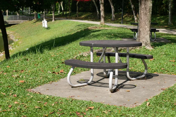 Melaka Malaysia March 2021 Public Benches Built Public Areas Parks — Stock Photo, Image