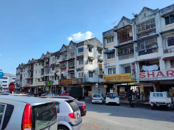 Selangor Malaysia June 2021 Facade Commercial Shops 부분은 가게로 사용되는 — 스톡 사진