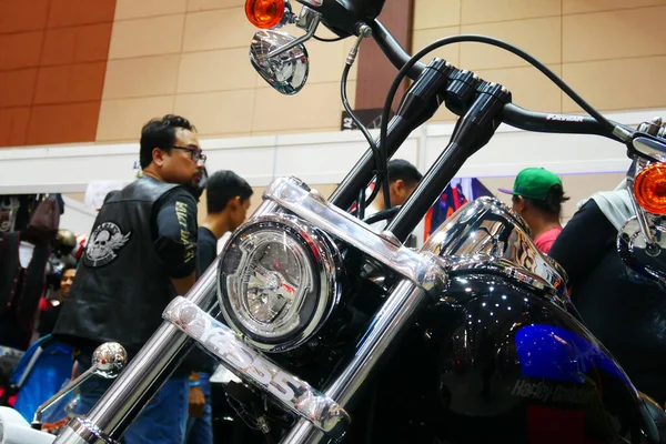 Selangor Malaysia April 2022 Märkta Motorcykel Klassiska Strålkastare Installerade Anpassade — Stockfoto