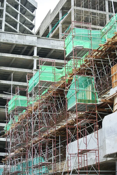 Kedah Malasia Agosto 2016 Andamios Utilizados Como Estructura Temporal Para — Foto de Stock