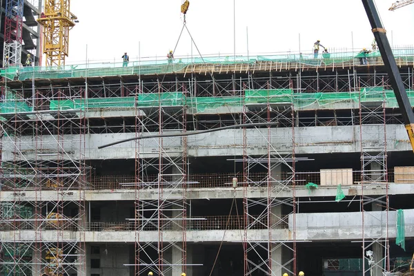 Kedah Malasia Agosto 2016 Andamios Utilizados Como Estructura Temporal Para —  Fotos de Stock