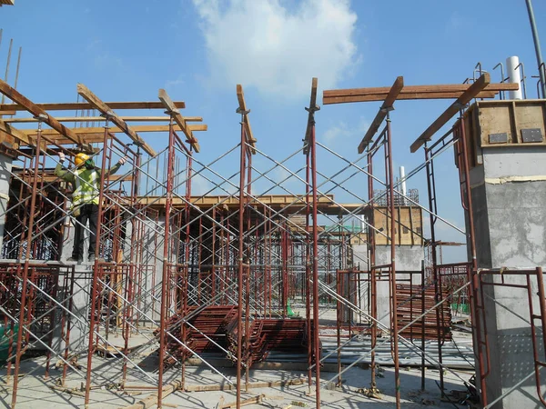 Kedah Malaysia August 2016 Nşaat Alanında Platform Form Yapı Desteklemek — Stok fotoğraf