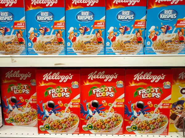 Selangor Malasia Mayo 2022 Cereales Varios Sabores Diversas Marcas Como — Foto de Stock