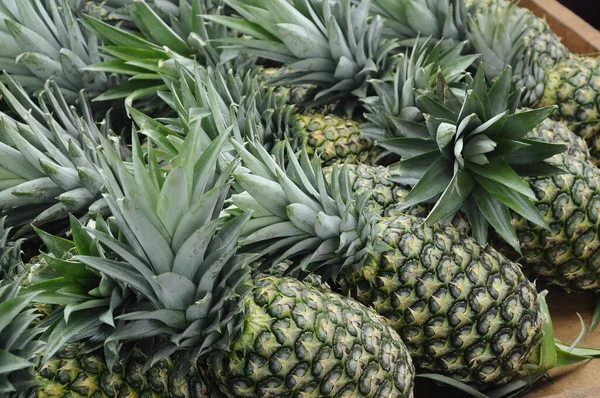 Malacca Malaysia October 2016 Pile Pineapple Fruit Which Has Been — Stock Photo, Image