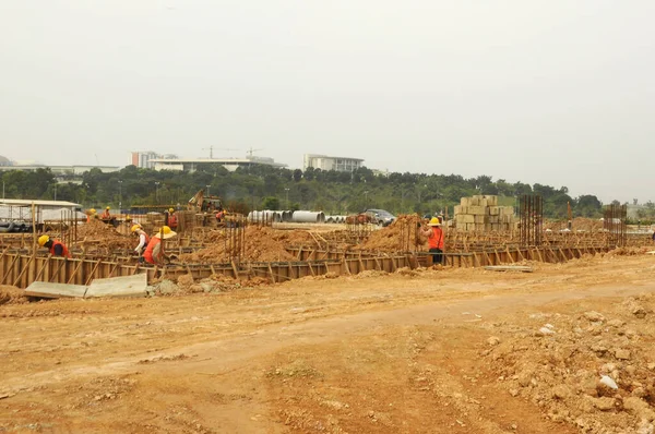 Malacca Malaysia Agosto 2016 Cantiere Corso Malacca Malesia Durante Giorno — Foto Stock