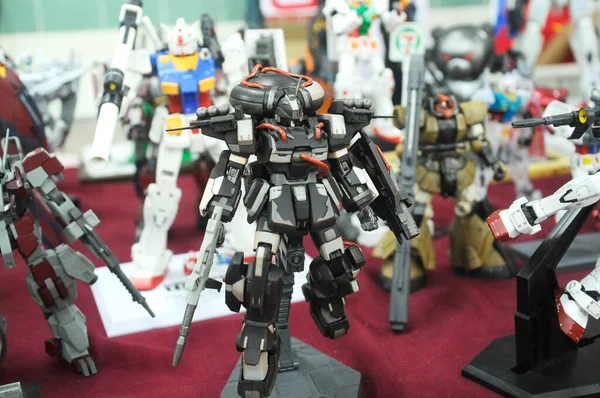 Seremban Malaysia Outubro 2016 Selecionado Focado Mobile Suit Gundam Modelo — Fotografia de Stock