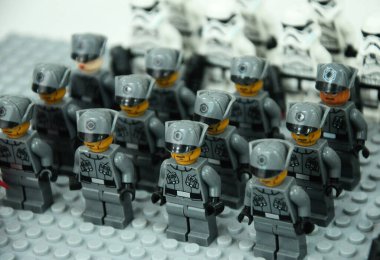 Seremban, Malezya-9 Ekim 2016: ilk sipariş fırtına askerler ordusu eylem rakam Starwars VII 