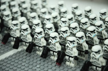 Seremban, Malezya-9 Ekim 2016: ilk sipariş fırtına askerler ordusu eylem rakam Starwars VII 