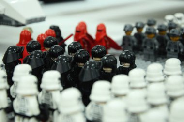 Seremban, Malezya-9 Ekim 2016: ilk sipariş fırtına askerler ordusu eylem rakam Starwars VII 