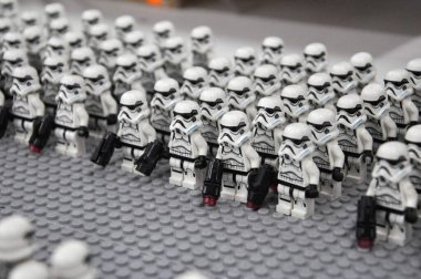 Seremban, Malezya-9 Ekim 2016: ilk sipariş fırtına askerler ordusu eylem rakam Starwars VII 