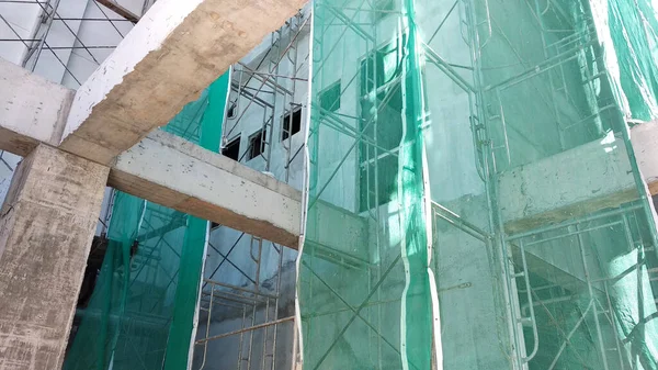 Selangor Malaysia July 2018 Safety Netting Installed High Rise Building — Foto Stock