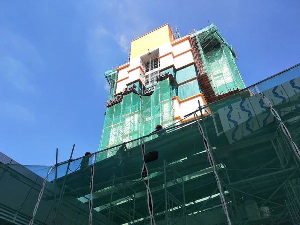 Selangor Malaysia July 2018 Safety Netting Installed High Rise Building — ストック写真