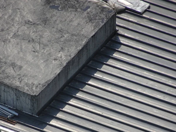 Selangor Malaysia June 2021 Construction Workers Install Trusses Roofing Sheets — Stock Photo, Image