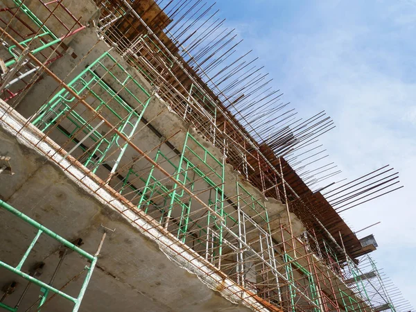 Selangor Malaysia July 2021 Scaffolding Installed Temporary Support Concrete Formwork — Stockfoto