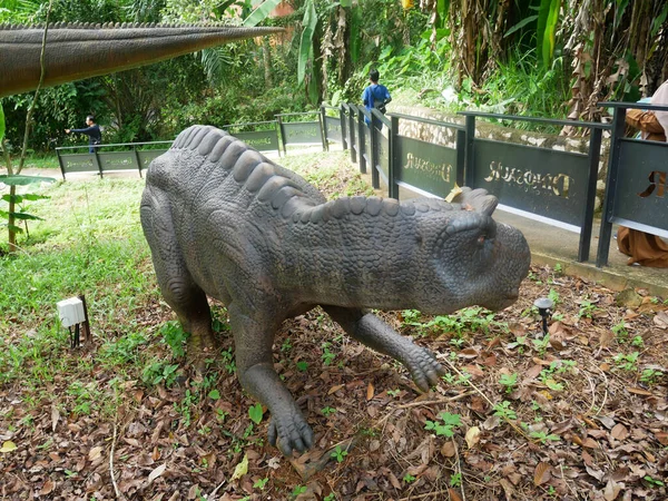 Melaka Malaysia June 2022 Replicas Various Types Dinosaurs Built Life — Stock Photo, Image