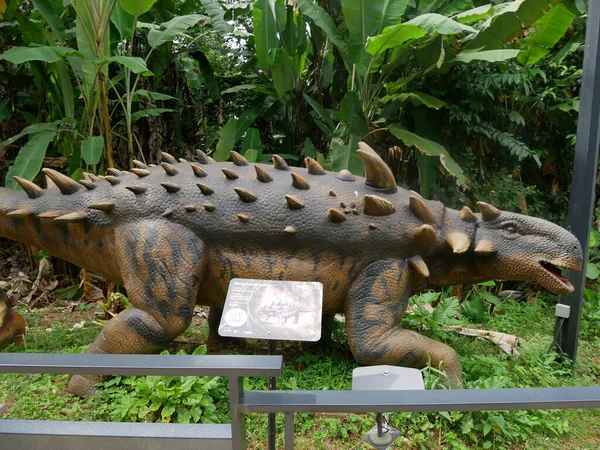 Melaka Malaysia June 2022 Replicas Various Types Dinosaurs Built Life — Stock Photo, Image