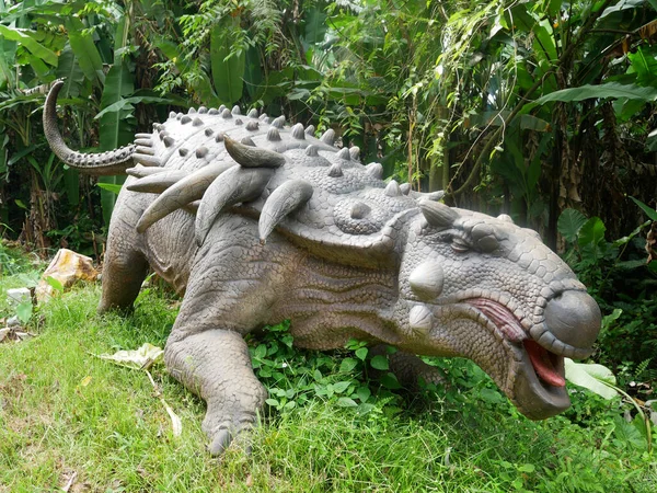 Melaka Malaysia June 2022 Replicas Various Types Dinosaurs Built Life — Stock Photo, Image