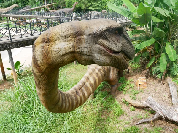 Melaka Malaysia June 2022 Replicas Various Types Dinosaurs Built Life — Stok fotoğraf