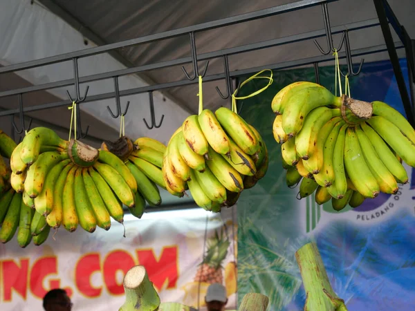 Selangor Malaysia August 2022 Ripe Bananas Displayed Sale Some Can — Zdjęcie stockowe