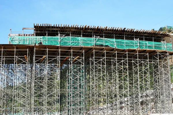 Selangor Malaysia July 2021 Scaffolding Installed Temporary Support Concrete Formwork — ストック写真