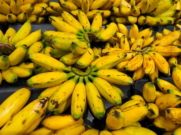 Seremban Malaysia May 2022 Ripe Bananas Displayed Sale Some Can — Fotografia de Stock