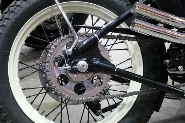 Johor Malaysia April 2022 Disc Type Motorcycle Rear Brake Brake — Stock Photo, Image