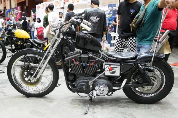 Johor Malaysia Abril 2022 Travão Traseiro Motocicleta Tipo Disco Este — Fotografia de Stock