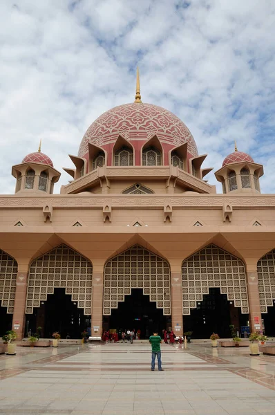 Putrajaya Malaysia 2013 Putra Mešita Putrajaya Malajsie Byla První Mešita — Stock fotografie
